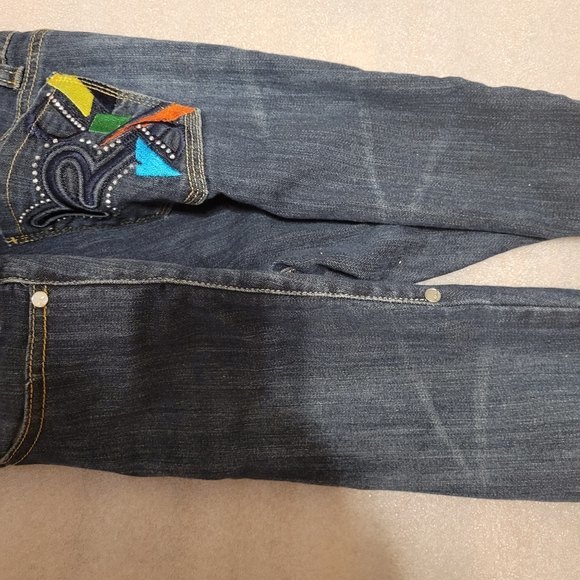 Womens Rocawear dark wash straight leg Jeans Size 9 - Picture 13 of 13